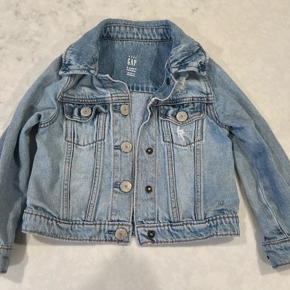 Gap denim jean jacket 3T toddler